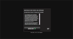 Desktop Screenshot of barebackbox.com